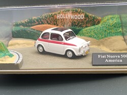 Diorama Fiat 500 modellautó