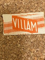 Bontatlan,Villám márkájú zsilett,borotvapenge.retró,oroginál csomagolásban.