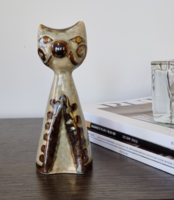 Soholm dán gyűjtői kerámia cica- 70-es évek