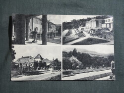Postcard, Parád, Parádfürdő, resort, hotel, restaurant, cultural house, park scene, detail, 1962-