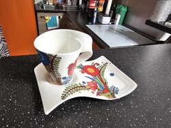  Villeroy & Boch New Wave Caffè – “Red Bird” kávéscsésze alátéttel