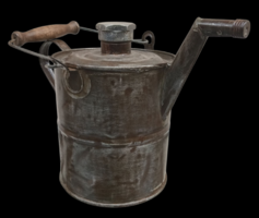 Katonai  veterán olajos kanna 1947 . Alkudható.