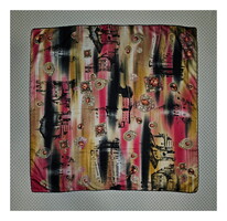VINTAGE  100 %  VALÓDI  SILK   SELYEM KENDŐ