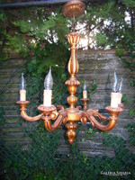 CSILLÁR - FA - ANTIK - 80 cm - ARANYOZOTT - 80 x 53 cm -  BÉCS  - HIBÁTLAN