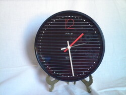 Elegáns posztmodern Prim design elektromos falióra 1980-as évekből