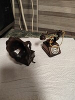 Vintage Figurative Pencil Sharpeners, Gramophone, Cannon