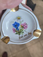 Retro porcelán hamutartó, hamutál  eladó!