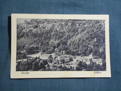 Postcard, Parád, Parádfürdő, sanatorium, resort, hotel scene, detail, 1955-
