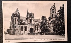 Kassa – Szent Erzsébet-dóm és Szent Mihály-kápolna, régi képeslap