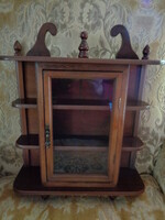 Vintage polcos vitrines ,asztali - függő