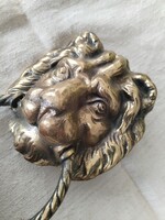 Oroszlánfejes , sárgaréz - kopogtató