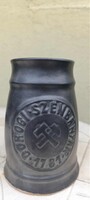 Dorogi Szénbányák - kerámia korsó, emléktárgy