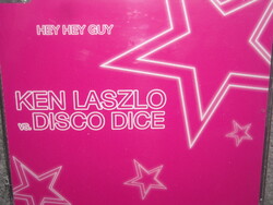 KEN LASZLO vs. DISCO DICE HEY HEY GUY CD ÚJ gyári bontatlan -MAXI-