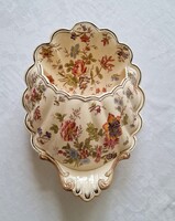 Antik francia fajansz Longchamp fali tartó