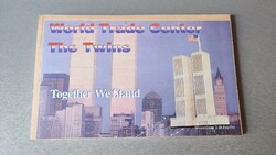 Ritkaság! World Trade Center Ikertornyok 3D fa puzzle / makett (Bontatlan!)