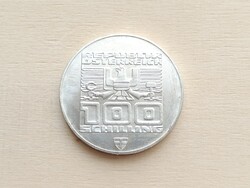 Ausztria ezüst 100 schilling 1975.