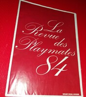 1986. USA PLAYBOY -KARÁCSONYI KÜLÖNSZÁM 12 PLAYMATE DEDIKÁLT PLAKÁT újság poszter ÓRIÁS 148 x 53 cm