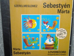 SEBESTYÉN MÁRTA SZERELMESLEMEZ CD ÚJ gyári bontatlan