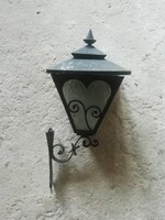 Nagy méretű kovácsoltvas fali lámpa, lámpatest 2.