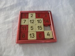 Retro 15-ös tili-toli játék, fém (5922)