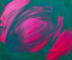 RED Vortex II  - 55x46cm egyedi kortárs vászonkép