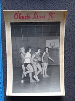 D208894 Női kézilabda    Óbuda Kupa -1976  KÉV METRO - KHV  1976 január 25