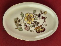 Zsolnay butterfly pattern ring-shaped bowl