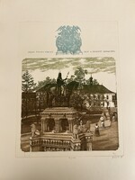 Gaàl Domokos : Szent Istvàn szobor a Budai várban