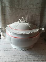 Zsolnay porcelán leveses tál