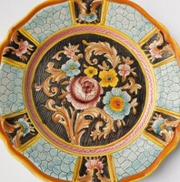Deruta vintage Italian hand painted ceramic bowl - damaged on the rim