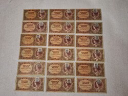 Tízezer Pengő 18db 1945