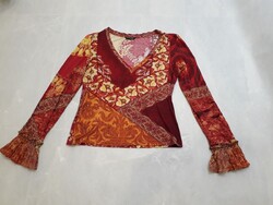 0Z016 Roberto Cavalli virágmintás felső