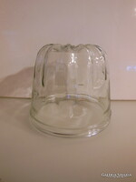 KUGLÓF FORMA - HŐÁLLÓ - FÉL LITER - 12 x 10 cm - MINŐSÉGI - NÉMET - HIBÁTLAN