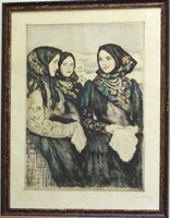 (K) Glatz Oszkár (1872-1958) : Bujáki lányok