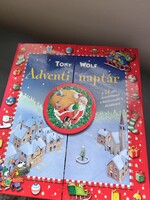 Adventi naptár Tony Wolf  Hiánytalan, felakasztható könyvecskékkel