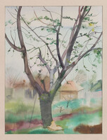 Endrédy György: Illyés Gyula alkotóháza Tihanyban