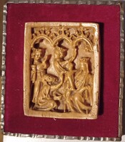 Leáraztam!!!  Múzeumi másolat! Diptichon szárny-a Három királyok ímádása jelenet ábrázolásával