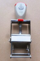 Trodat 4202 tip. rúgós bélyegző, festékpárnával együtt, szép állapotban