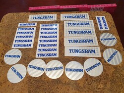 Retro tungsram matricák darabra levonó trafikárú villanykörte fényszóró