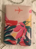 ÚTLEVÉL TARTÓ - ÚJ - 14 x 10 cm - MŰBŐR - HIBÁTLAN