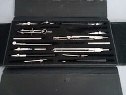 Turán Írószergyár Precízió XL P. körzőkészlet 1950s évek