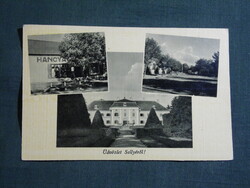 Képeslap,Sellye,Batthyány-Draskovich-kastély,Hangya szövetkezeti üzlet kiadás,1935-