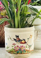 19.sz-i francia fajansz kaspó..