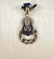 Sárga és fehérarany medál!