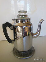 TEÁSKANNA - ALKUKÉPES - 1,25 l - GERKO - FÉM - TALPAS - ÜVEG TETŐ - BAKELIT NYÉL