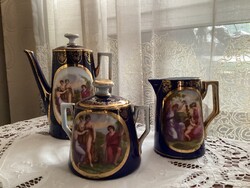 Alt Wien Viktória Austria  kobaltkék kávés kiegészítők a Monarchiából