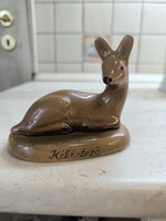 Kerámia őz eladó! Kékestető felirattal eladó!