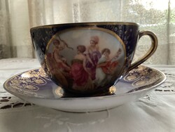 Royal Vienna kobaltkék porcelán kávés szett a Monarchiából