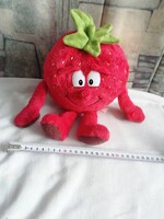 Nagy plüss  eper gyümölcs hibátlan