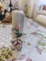 Retro, porcelán rózsás  váza eladó! 11 cm